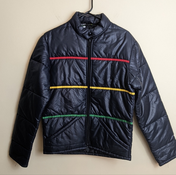 John Deere Other - Vintage 80s John Deere beautiful bodyguards striped puffer coat ski jacket